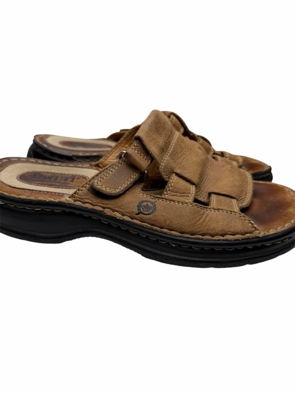 BORN Size Men’s 7 Women’s 8.5 Leather Sandals GENTLY Used